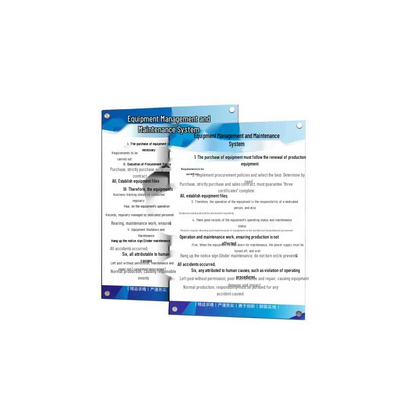 Acrylic Laboratory Regulations Sign