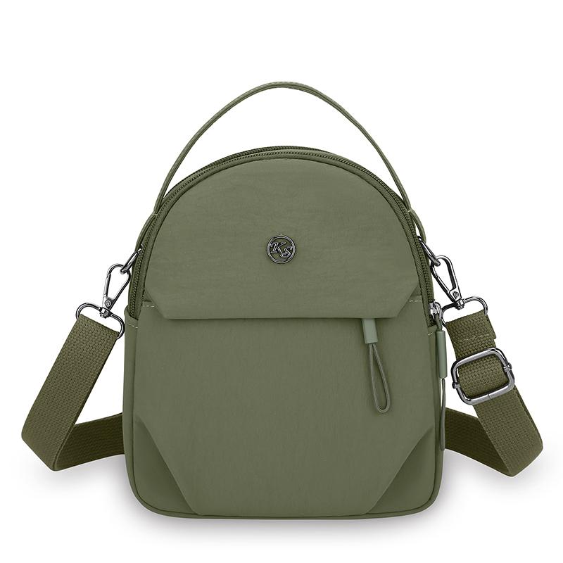 Women's Handbag Solid Color Shoulder Bag Waterproof Nylon Bag