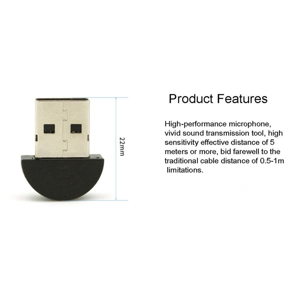 Mini Portable USB 2.0 Microphone Speech Mic Audio Adapter Driver