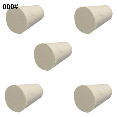 5Pcs Solid Rubber Stoppers Plug Bungs Laboratory Bottle Tube Sealed Lid Corks