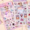 1/2 Sheets Scrapbooking Diy Journal Stationery Decals Fun Pinch Hanging Cartoon 3D Puffy Stickers Cute Decor School Supplies