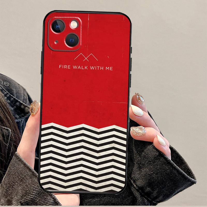 Twin Peaks Funda For iPhone 15 16 Pro Max 12 13 Mini 11 14 Pro Max XS X XR 15 16 Plus Case