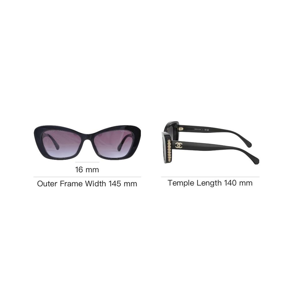 Chanel Occhiali da sole a farfalla casual chic da donna occhiali da sole CH5481H1716S6