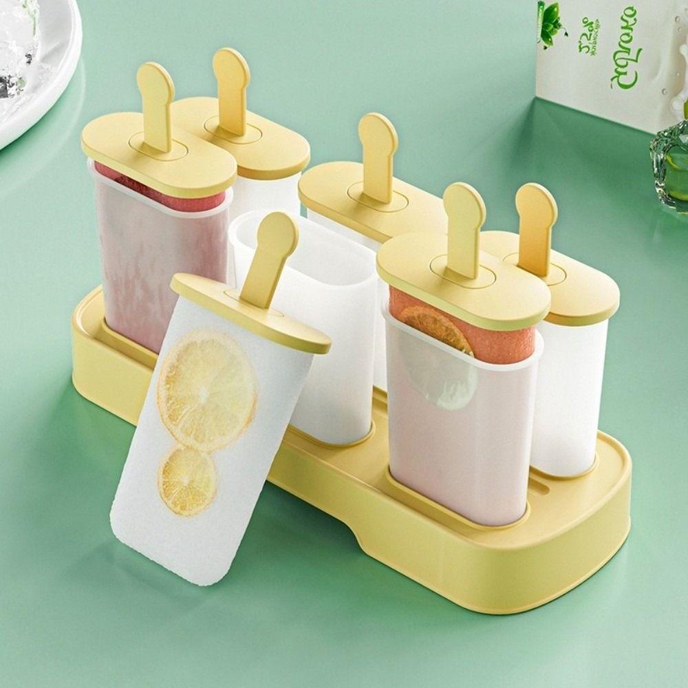 Reusable Homemade Ice Box DIY Popsicle Mold Cube Tray New Ice Cream Popsicle Mold Summer