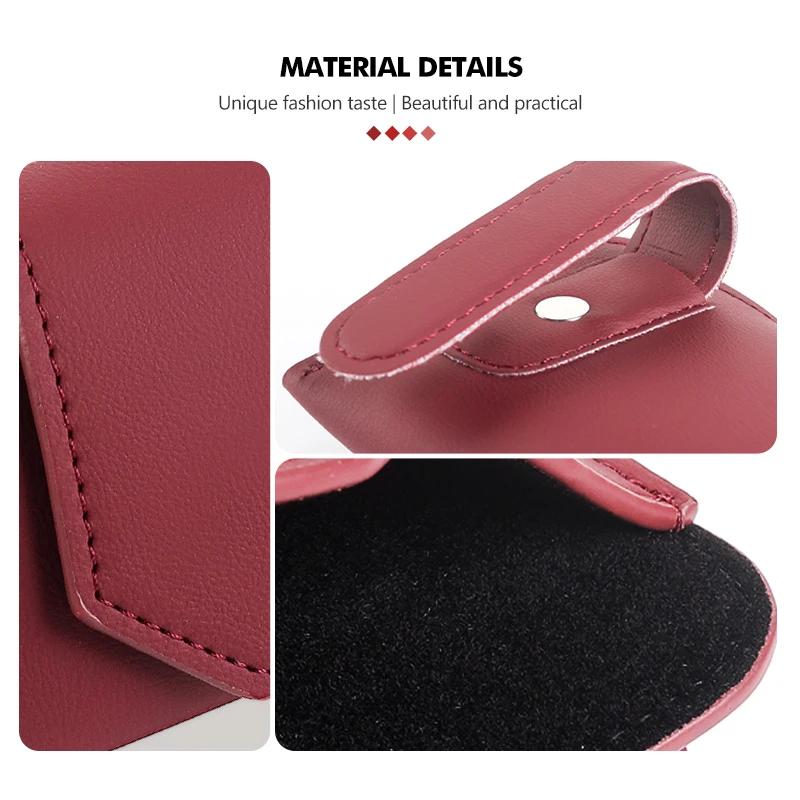 Para Alfa Romeo 2026 Pegatina Caliente Para Visera de Coche Alfa Romeo Gafas Cuero Resistente al Desgaste Gafas de Sol Caja Protectora Giulietta