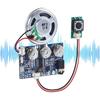 Icstation Sound Module, Recordable Voice Module 17 Minutes Voice Recording Module Sound Button Voice Playback Module Support MIC PC Phone Recording