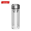 Jingdong Zao Double-Layer Glass Tea Bottle with Titanium Infuser