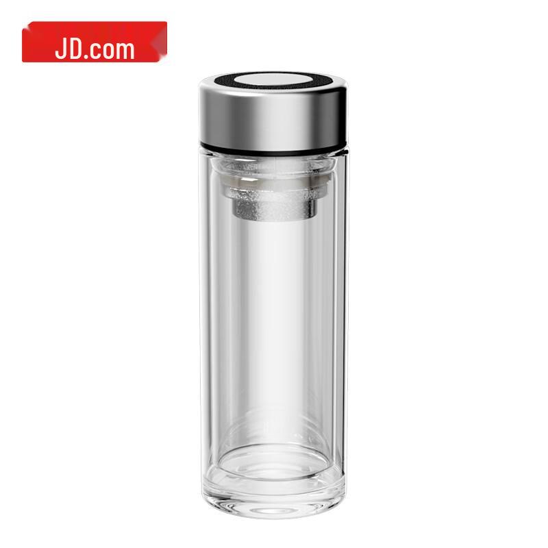 

Jingdong Zao Double-Layer Glass Tea Bottle with Titanium Infuser