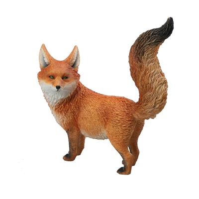 JXK Fox Cute Fox Figure Miniature Different Colors Resin Model Desk Accessories Birthday Gift Painted Finished Product