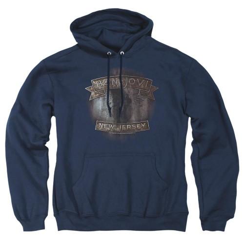 Bon Jovi Unisex Adult New Jersey Hoodie