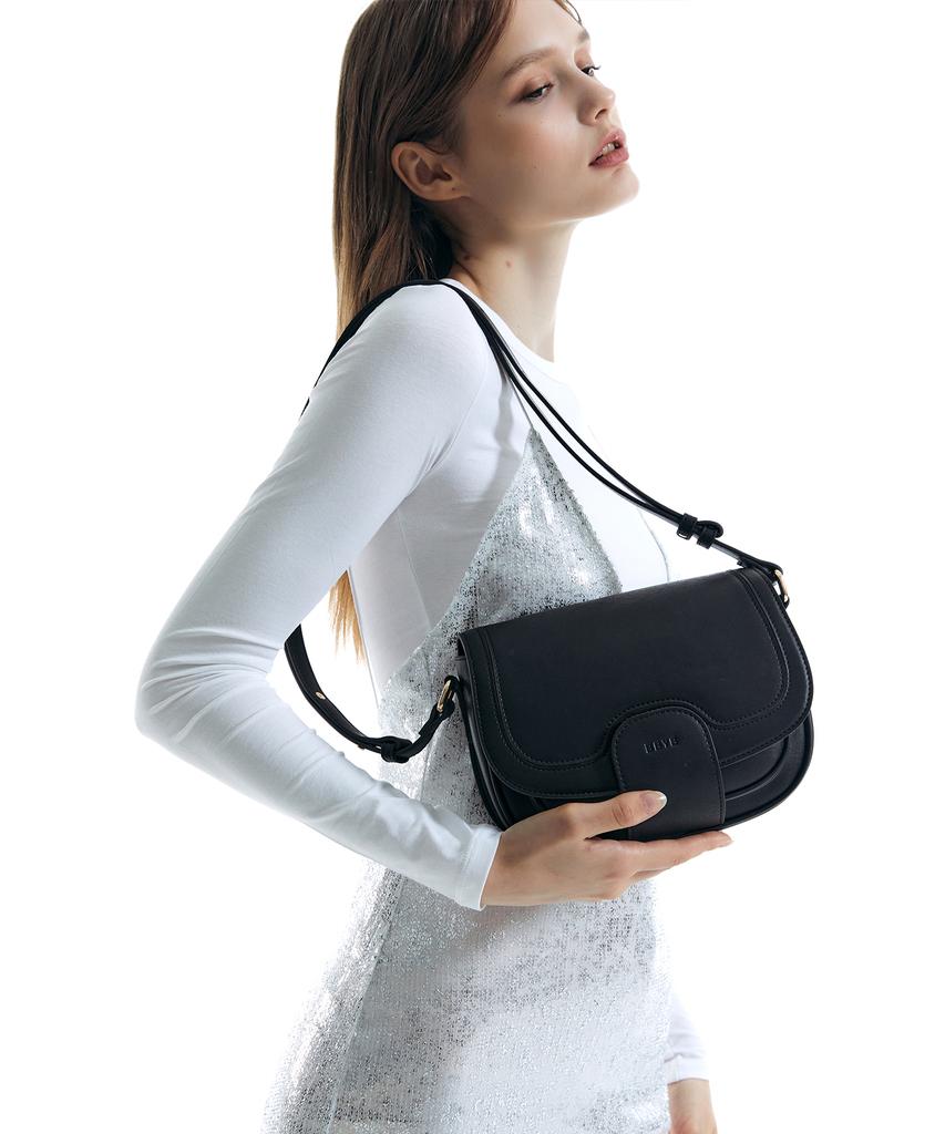 Bbyb Bei Saddle Shoulder Bag (Black)