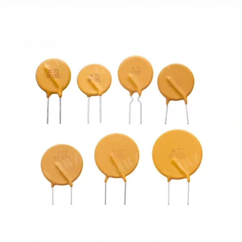 10Pcs Pptc Self-Recovery Fuses 250V 20Ma-800Ma 1A 1.5A 2A 3A Plug In Self Resettable Fuse Diy Accessories