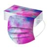 Children's Disposable Tie-dye Starry-sky Printed Mask Disposable Face Mask Ear Loop Mask 50PCS
