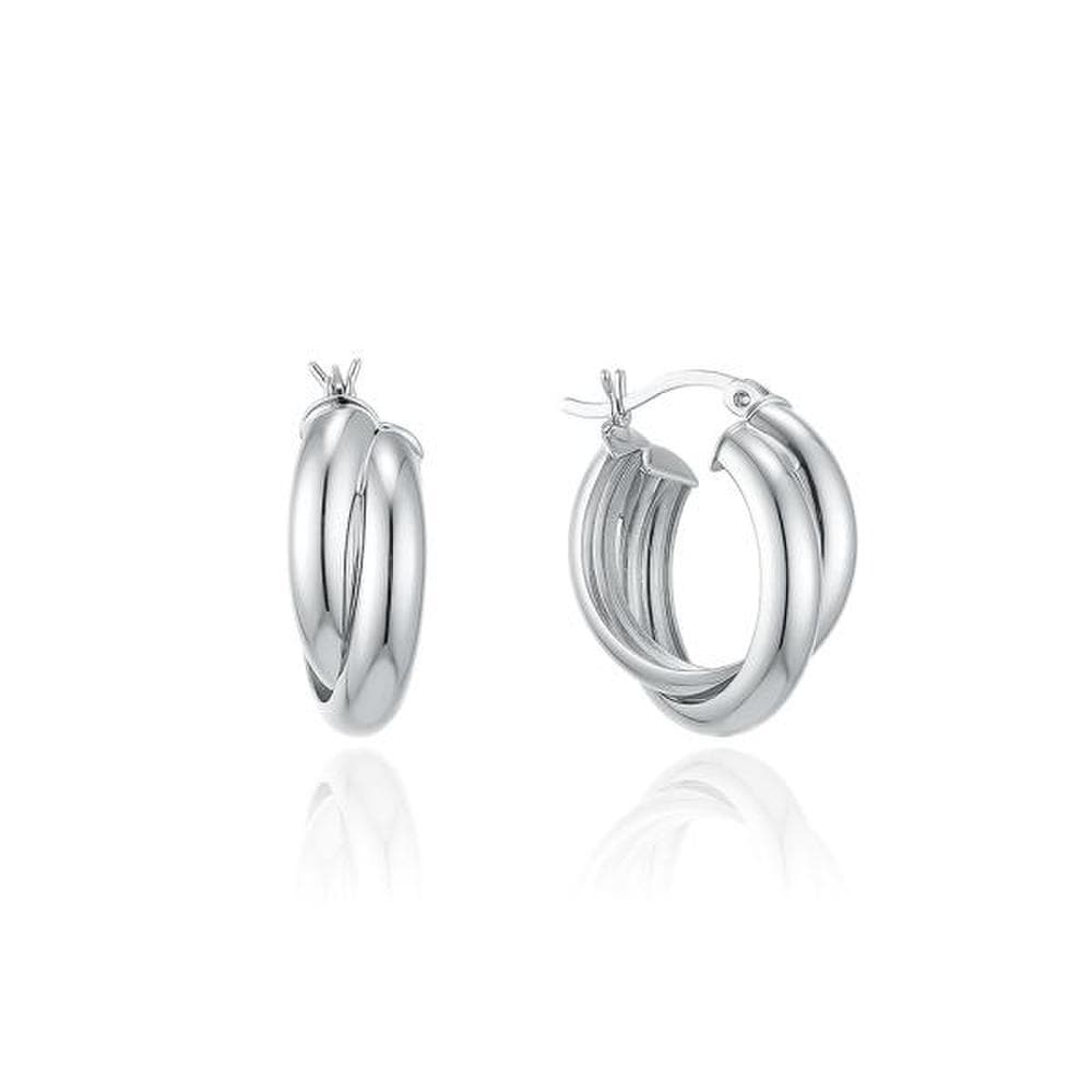 [Lloyd] [Headquarters] Timeless Volume Basic Hoop Earrings