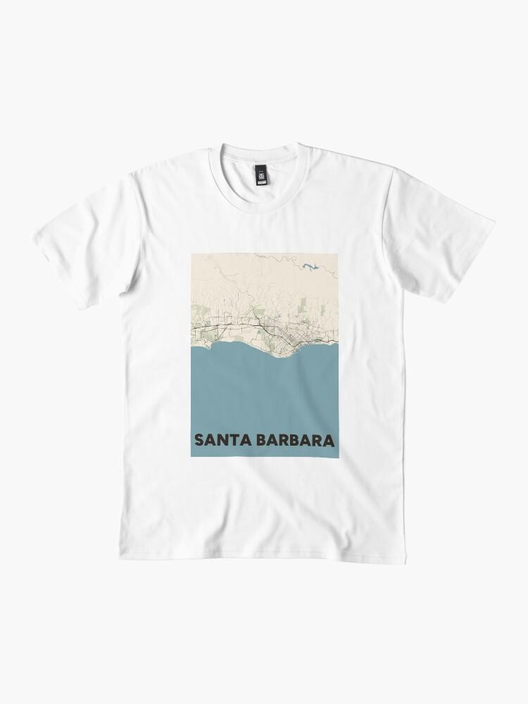 Barbara Santa Barbara Map Premium T-Shirt