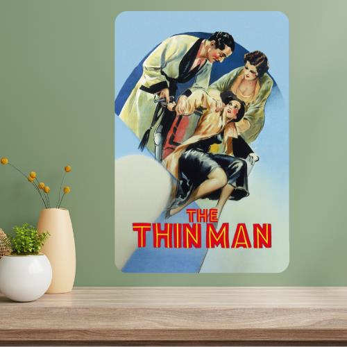 The Thin Man Classic Movie Metal Poster Sign 20x30cm（7.8x11.8inch）
