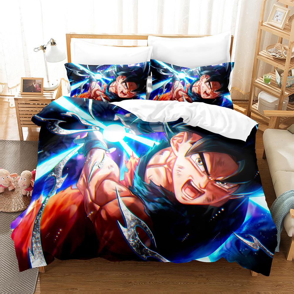 Sun Wukong Series Animation Digital Printing Three-Piece Bed Kit 90 * 200 two-piece set