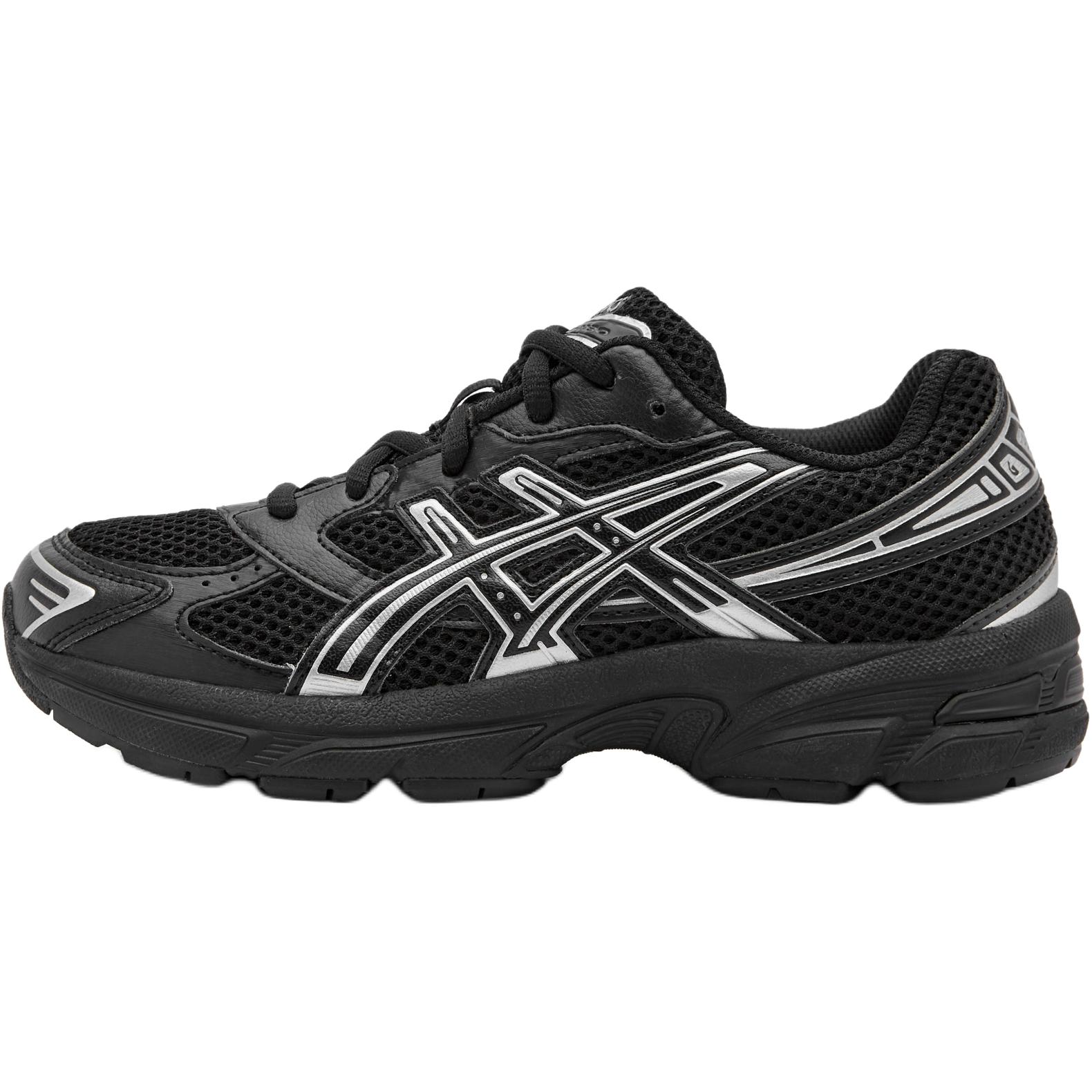

New Asics Gel 1130 Abrasion Resistant Low Top Kids Running Shoes Black Silver Teenagers 1204A169-001 36