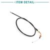 ACROPIX Coated Motorcycle Throttle Cable Wire Line Replacement 101cm Length for Ho nda Compatible with CG125 Black 1 Pcs