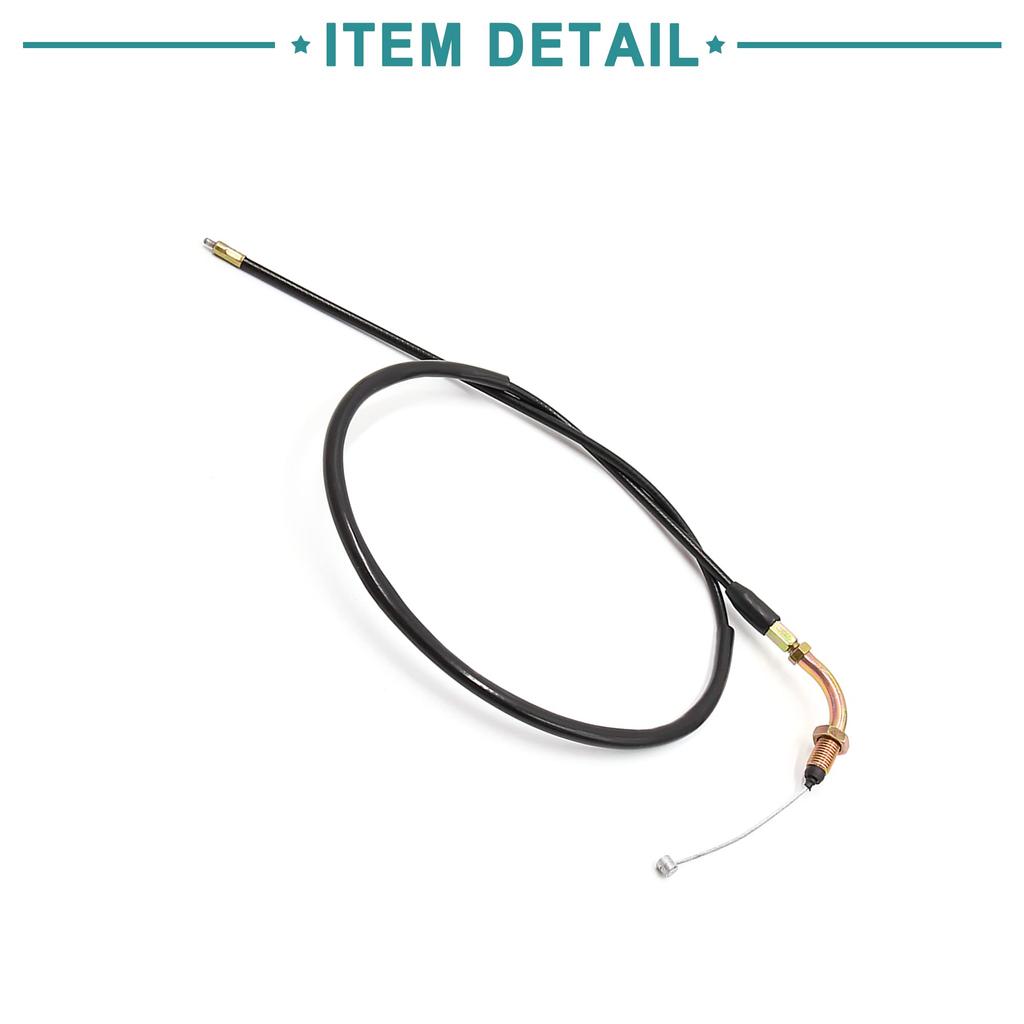 ACROPIX Coated Motorcycle Throttle Cable Wire Line Replacement 101cm Length for Ho nda Compatible with CG125 Black 1 Pcs