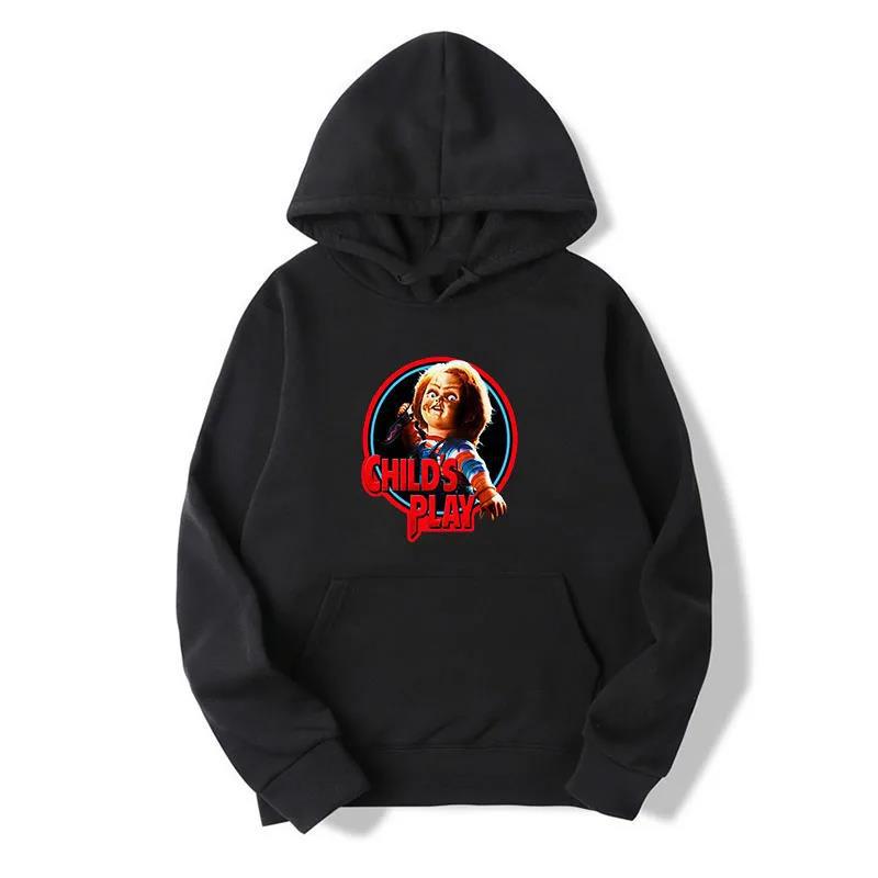 D Podzimní hororový film Dětská hra Chucky Mikiny s potiskem