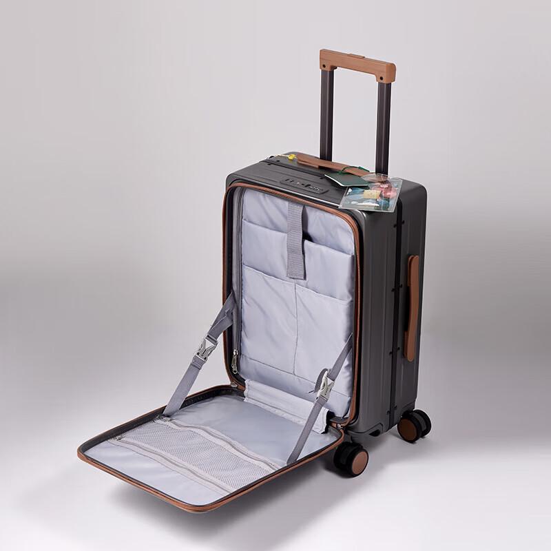 ZMN Casete ZRA-8058 20-inch Front-Opening Carry-on Luggage