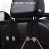CSG1 Car Purse Hook PU Leather Double Metal Universal Hanger Car Seat Hooks For Mercedes-Benz W108 W124 W126 W140 W168 W169 W176