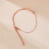 Accessories Simple Niche Bracelet Jewelry Light Luxury Zircon Titanium Steel Bracelet Women's Summer Jewelry
