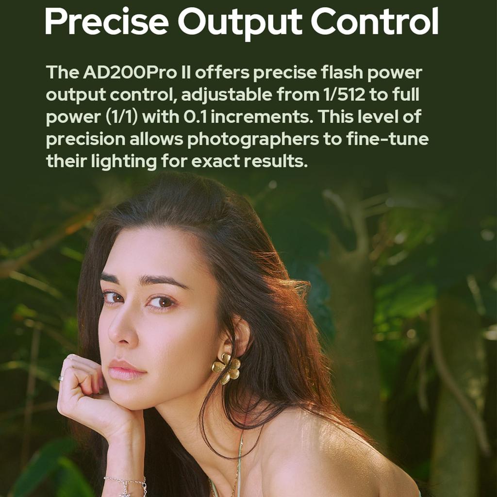 Authorized Dealer Japanese Instruction GODOX AD200 Pro II AD200Pro II Flash Strobe Sync with X3 LED Modeling Second Recycle Group Indicator [Godox &