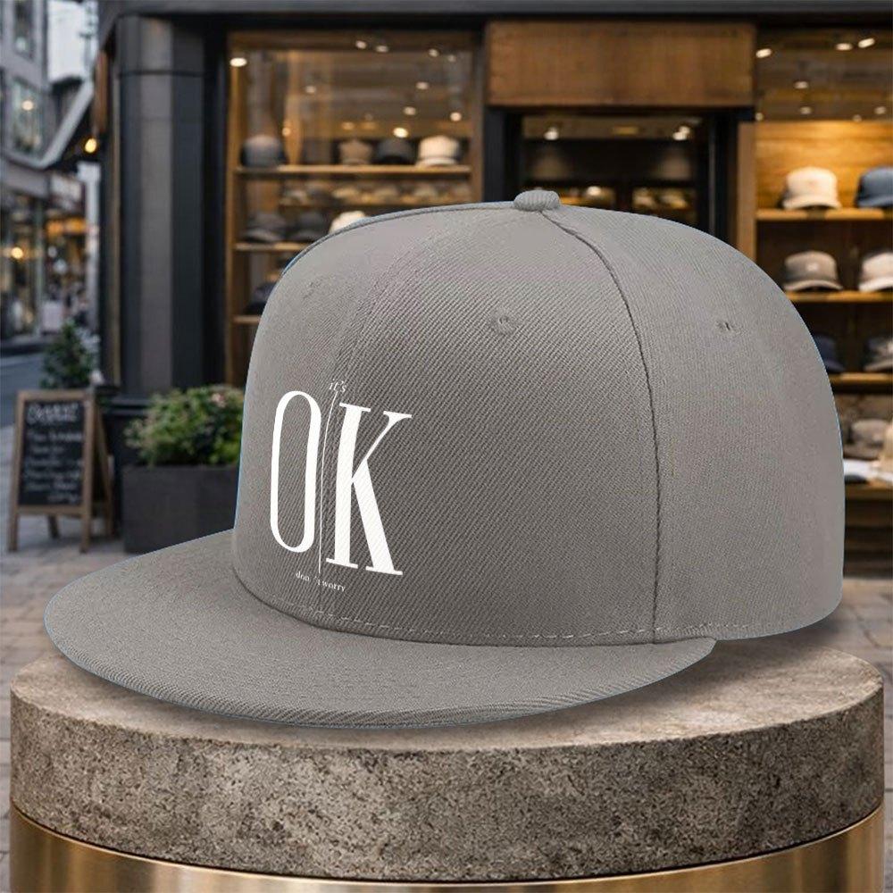 Pc of No Problem Printed Baseball Cap Unisex FlatBrimmed HipHop Hat Street Fashion Outdoor Sports Baseball Cap Suitable Fo