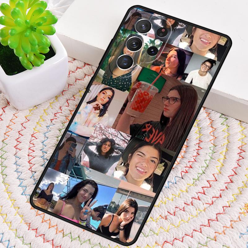 Charli D'amelio Aesthetic Phone Case for Samsung Galaxy Note 10 Pro S26 Ultra S23 S24 FE S25 S21 S22 PLUS Shockproof Cove