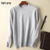 Men's Plus Size Cashmere Mink Velvet Round Neck Sweater - Thickened, Loose Fit for Autumn/Winter