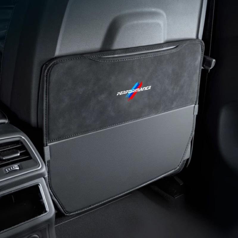 HZMK3 Car Seat Back Protector Mat Prevent Dirty Anti Kick Pad For BMW Performance F10 F20 F30 E90 E46 E60 X1 X5 X3 X7 Auto Accessories