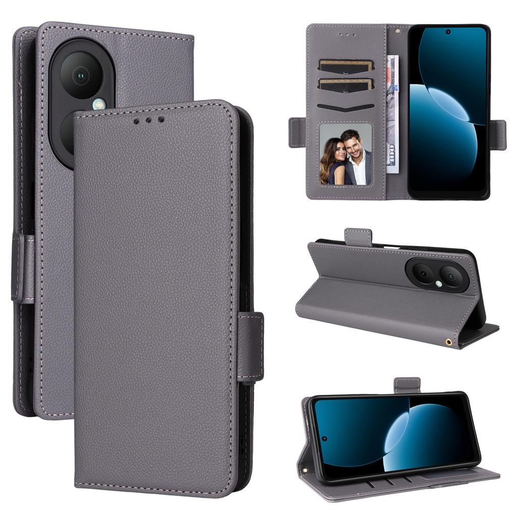 Flip Cover für Huawei Enjoy 80 4G PU-Leder Ganzkörperschutz Mit [RFID-Blockierung] Stoßfest Langlebig Retro Handyhülle