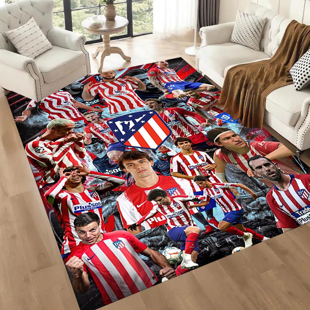 Atletico Madrid Area Rug Suitable For Hallway Study Room Foyer Decorate Room Antislip Carpet Office Home Decor Perfect Gift For Friends Family