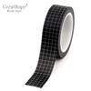 NEW 1PC 10M Decorative Black and White Japanese Washi Tape Set DIY Journaling Adhesive Moon Masking Tape Cute Stationery