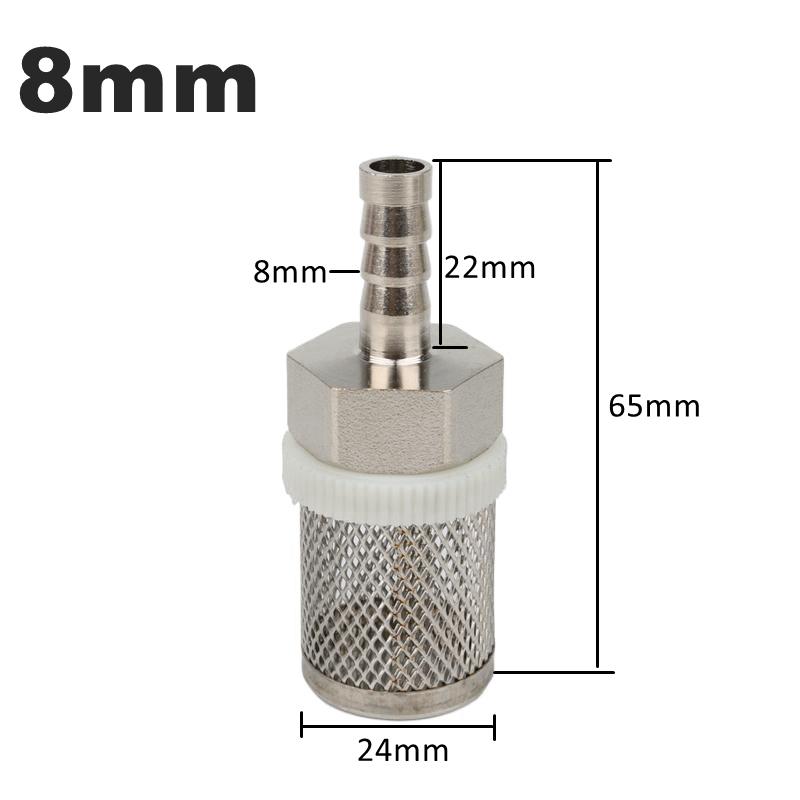 8~20mm Hose Filter Stainless Steel Mesh Strainer Filter Irrigation Car Washing Aquarium Fish Tank Water Pump Filtering