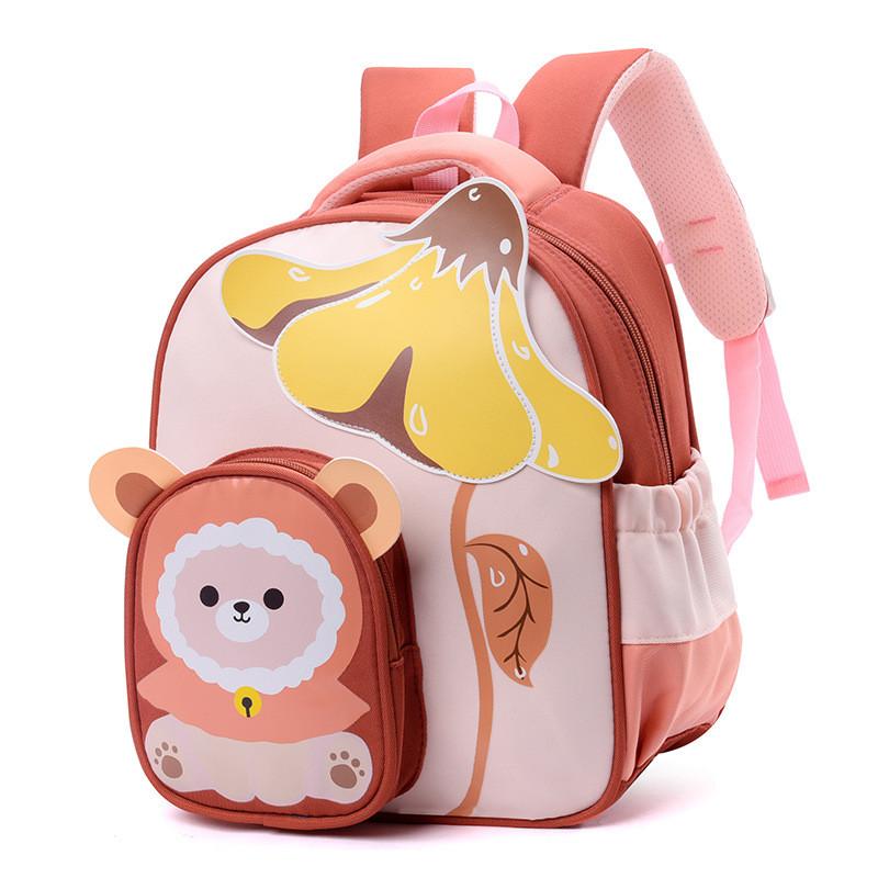 Capybara Preschool Backpack With Padded Shoulder Straps And Animal Print For Kindergarten Age