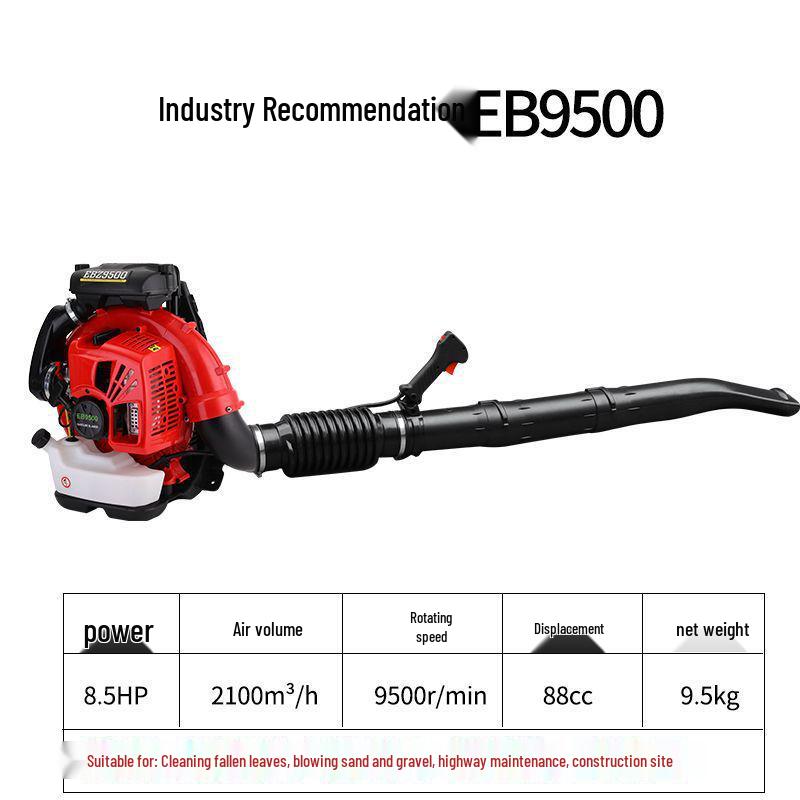 High-Power Four-Stroke Backpack Gasoline Leaf Blower and Fire Extinguisher