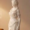 3D Printed Goddess Figurine Elegant Greek Goddess Statue Roman-Style Female Sculpture for Office Living Room Desk Shelf Decor