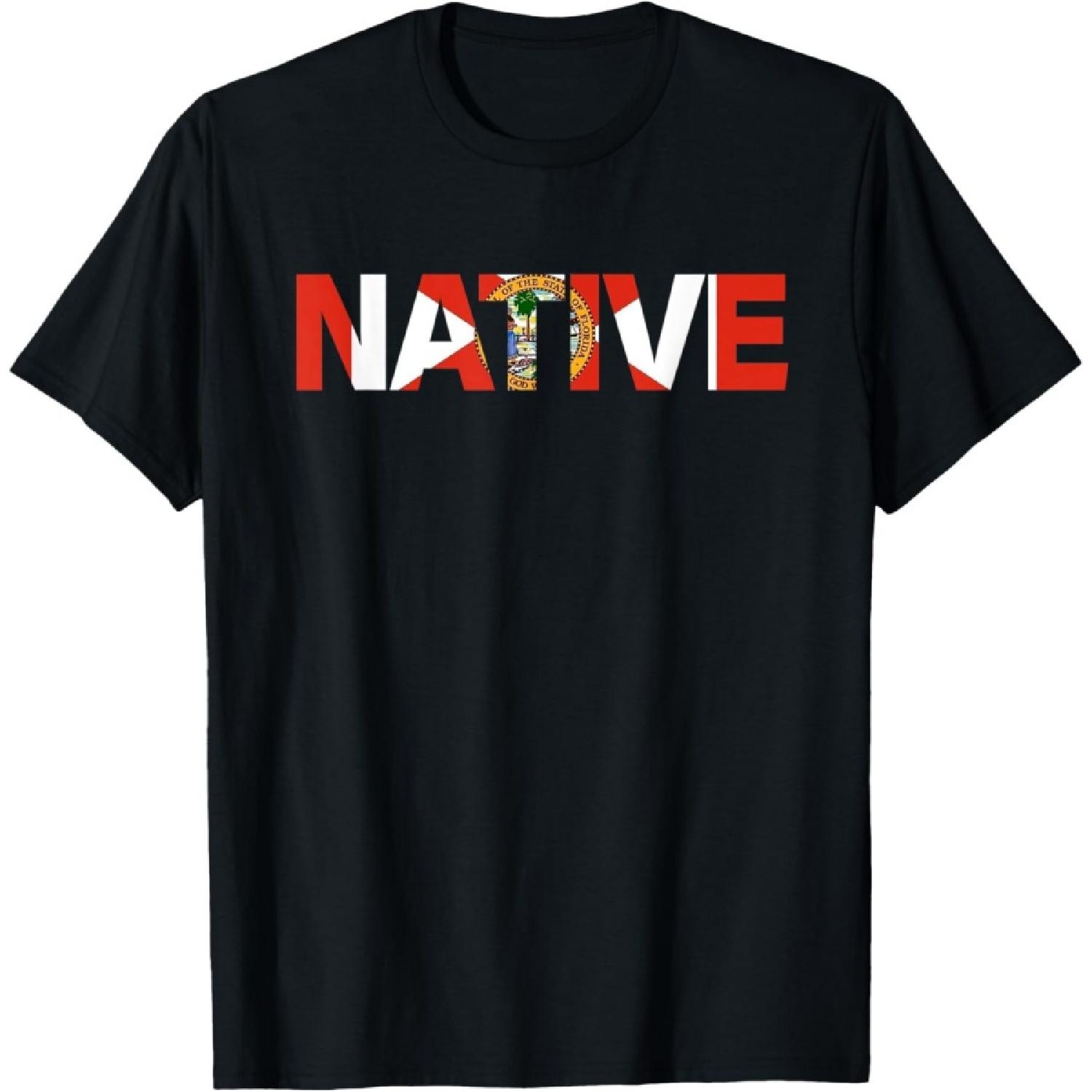 USA Native Florida flag T-Shirt S
