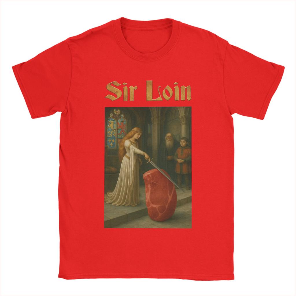 Sir Loin TShirt Summer Fashion T Shirts Couple 100 Cotton Comfortable Oversize Top Tees Short Sleeve Y2K Fun Tshirt