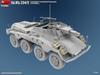 MiniArt WWII German Army heavy armored car Stummel gun plastic model kit MA53001 1/35 8-wheeled Sd.Kfz.234/3 7.5cm self-propelled