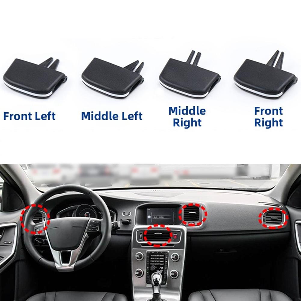 Clip para Salpicadero para Rejilla de Aire Frontal Pestaña para Rejilla de Aire Fácil Instalación Restaura la Función de la Rejilla Accesorios para Aire Acondicionado de Automóvil