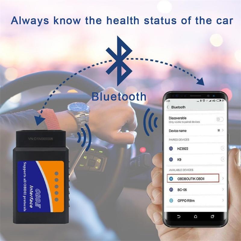 Wifi Car Diagnostic Detector Code Reader Tool For Ios Android Obd2 Scanner Elm327 Auto Scan Repair Tools