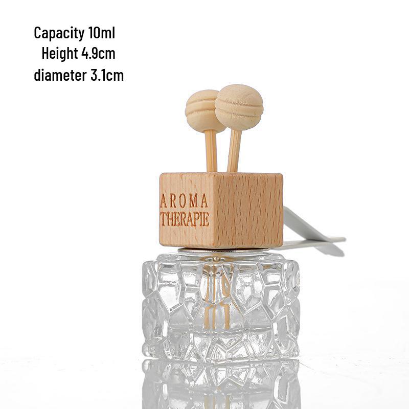 Compact Cross-Border Glass Car Aromatherapy Pendant Bottle for Essential Oils