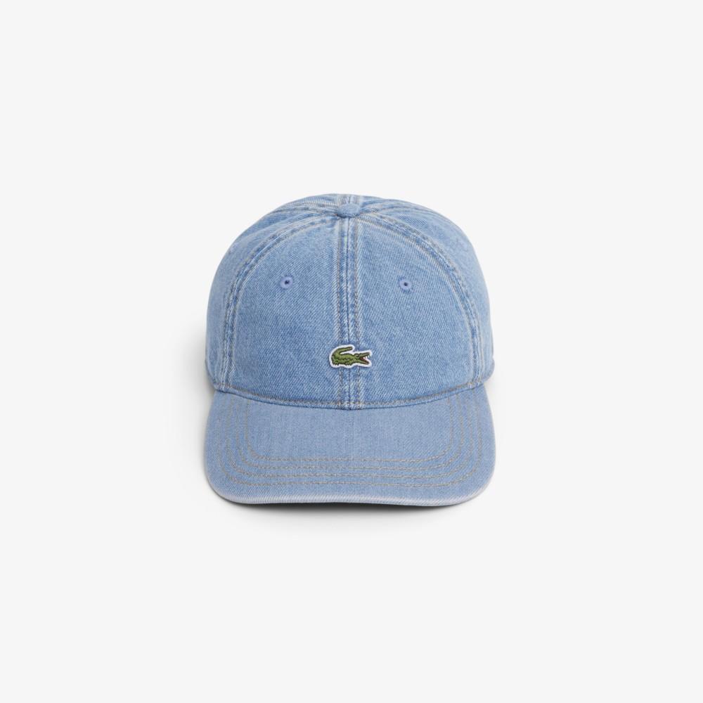 [lacoste] Unisex Organic Cotton Twill Denim Ball Cap RK6362-56GMKU