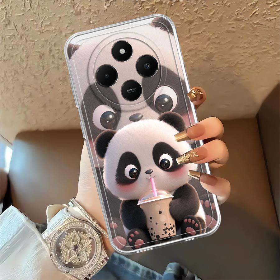 Case for Xiaomi Poco X3 NFC X3 Pro Soft Phone Cover Cute Panda