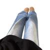 Jeans a gamba larga a vita alta stile americano blu medio 2025 - Estivi da donna, snellenti, modellanti per fianchi e nascondi imperfezioni.