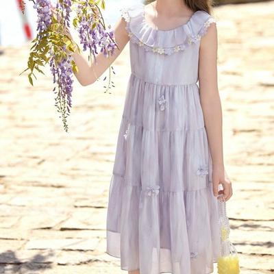 Sweet Summer Children's Chiffon Princess Dress for Girls